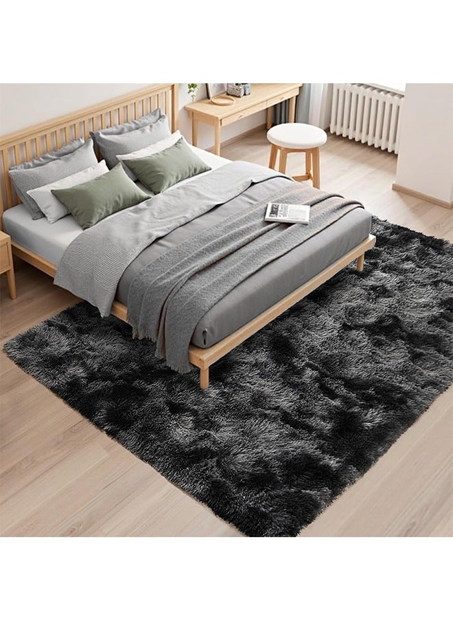 JCB CHIC Area Rugs for Living Room Bedroom, Soft Modern Indoor Fuzzy Shaggy Area Rug, Non-Slip Furry Rug for Teen Girls and Boys,Nursery Kids Room Dorm Home Decor, High Pile Plush Floor Carpet(150x200cm) - Image 5