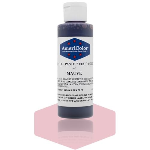 Americolor Soft Gel Paste Food Color 45Ounce Mauve - Image 1