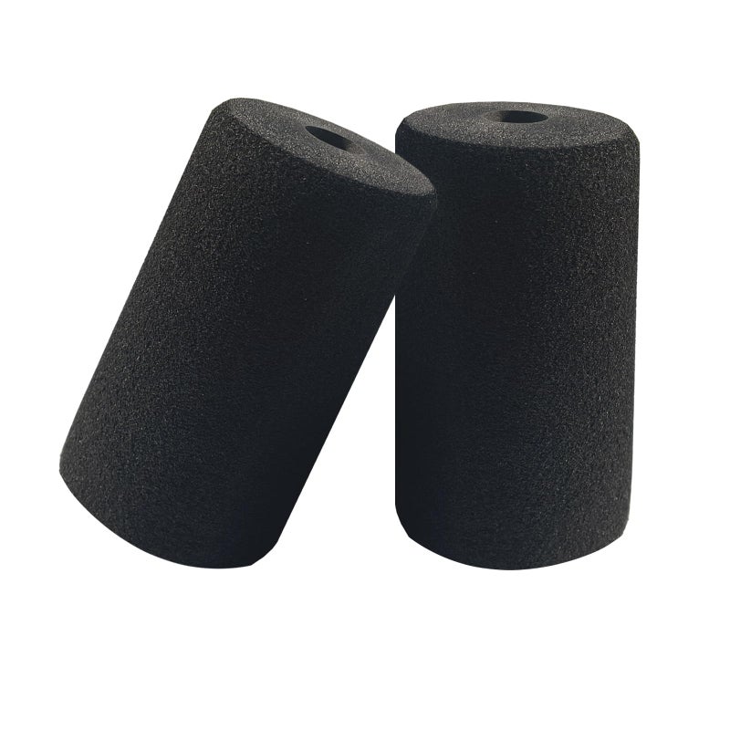Foot Foam Pads Rollers ReplacementReplacement Foam PadsMachine Tube Leg Foam Roller pad ReplacementRoller Pad for Leg Extension for Weight BenchInversion Table and Gym Exercise equipments