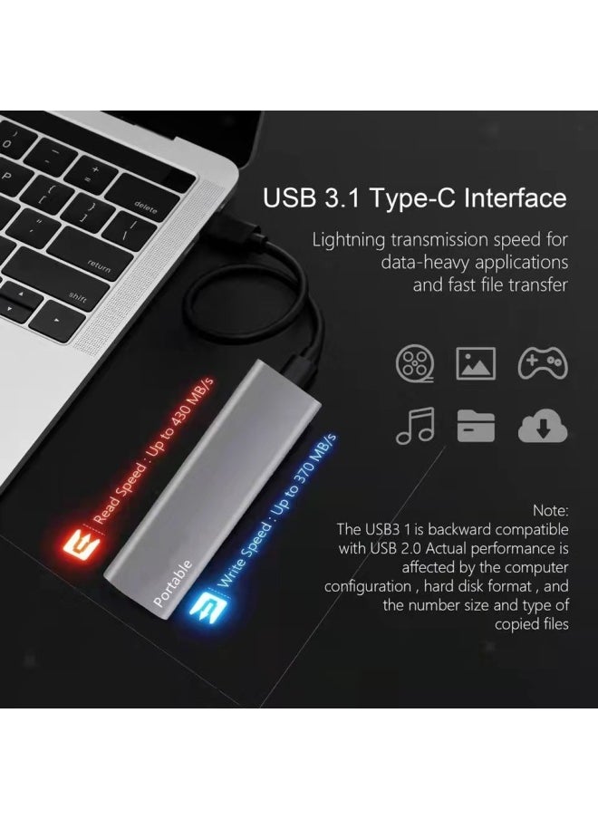 Generic Dedicated 60TB High-speed 16T/2TB Mobile Solid State Expansion External Hard Disk-Capacity:46TB-Interface:Silver (cost Performance)  - Image 3