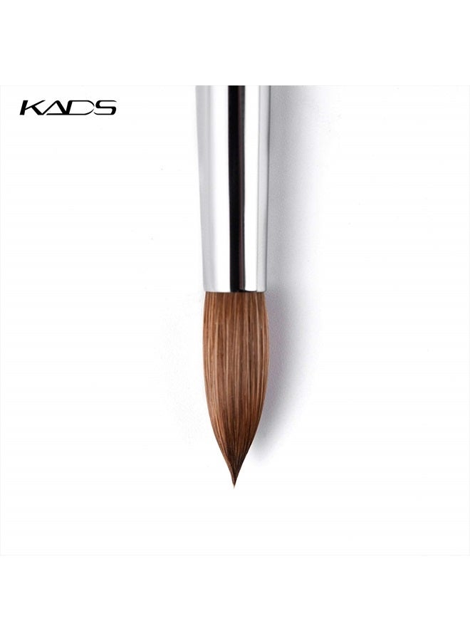 KADS Kolinsky Sable Acrylic Nail Art Brush Red Wood Pen Nail Brush for Nail Art Manicure Tool -16# - Image 3