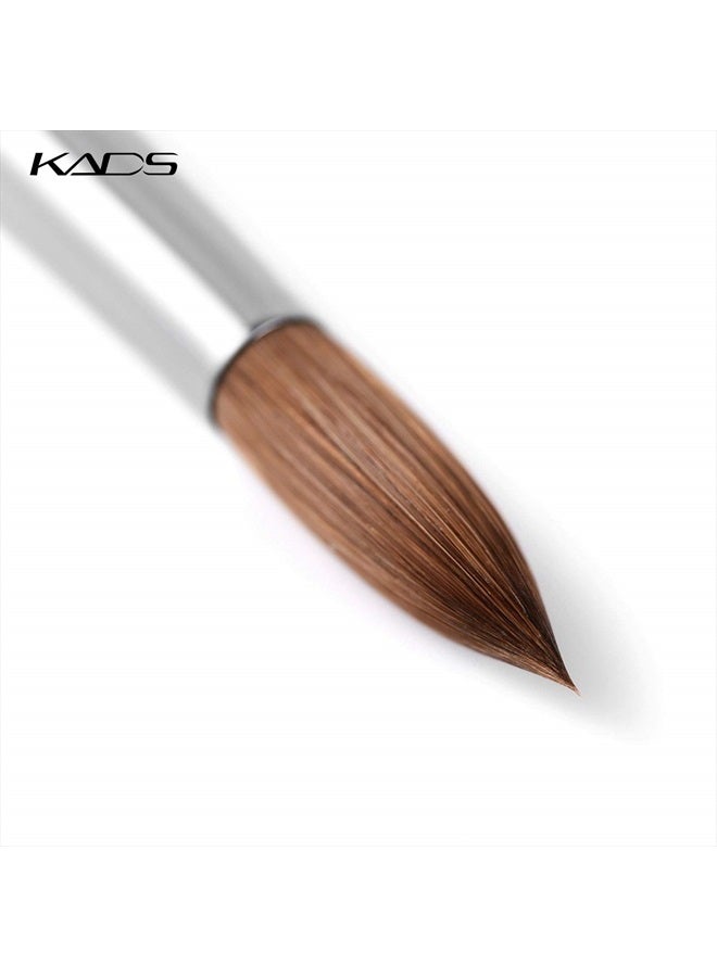 KADS Kolinsky Sable Acrylic Nail Art Brush Red Wood Pen Nail Brush for Nail Art Manicure Tool -16# - Image 5