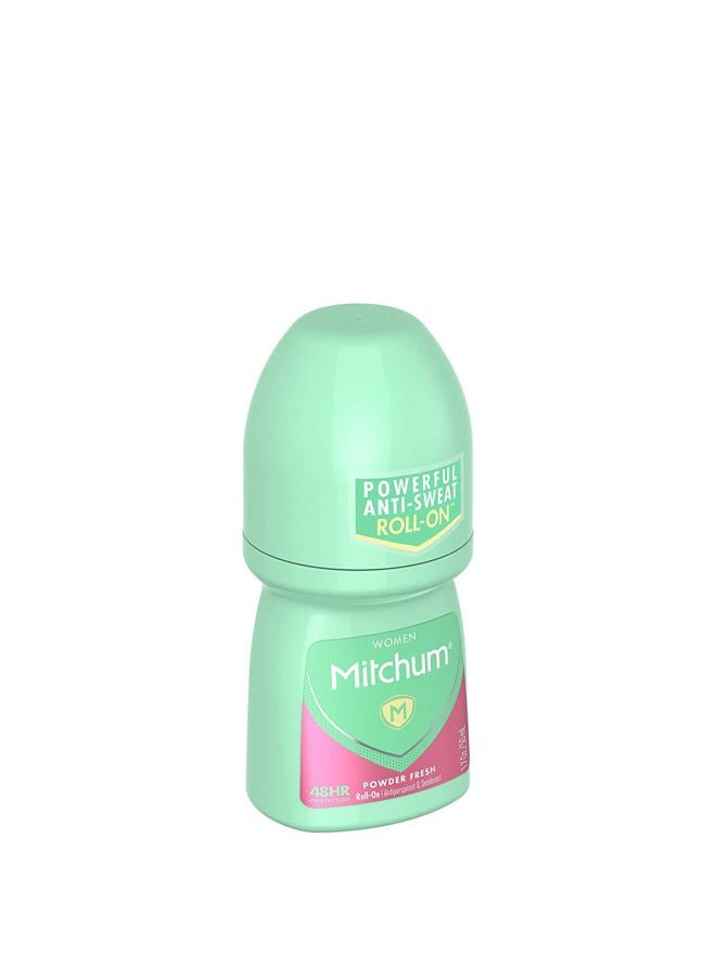Mitchum Women Invisible Roll-On, Powder Fresh 1.7 oz (Pack of 2) - Image 2