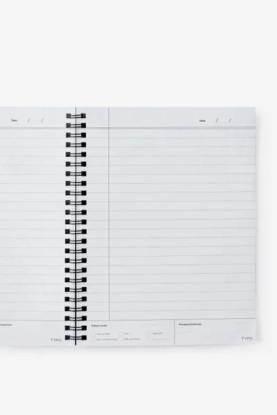 Typo A5 Spinout Notebook V2