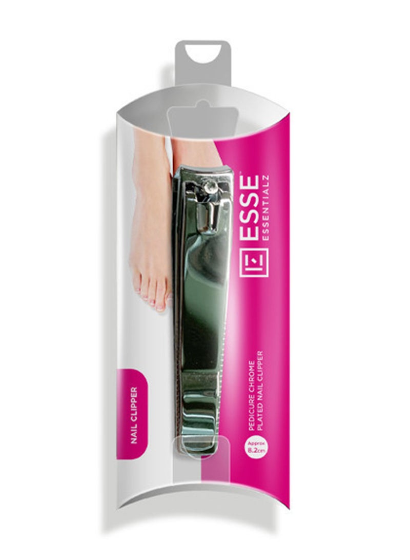مقص أظافر بيديكور كروم بلاتيد Essentialz 8.2 سم