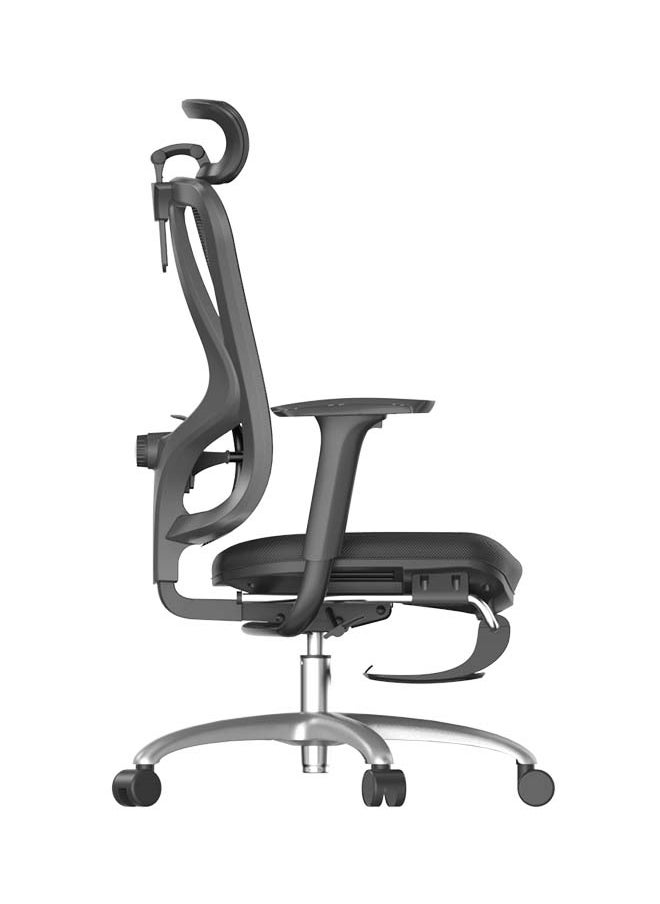 SIHOO - SIHOO BIFMA Testing M18C Height Adjustable Full Mesh Office 4D Linked Armrests Office Furniture Ergonomic Chair (with footrest) - Image 1