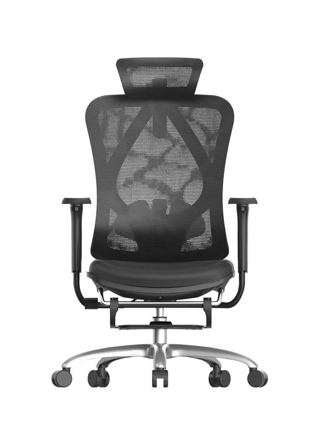 SIHOO SIHOO BIFMA Testing M18C Height Adjustable Full Mesh Office 4D Linked Armrests Office Furniture Ergonomic Chair (with footrest)  - Image 1
