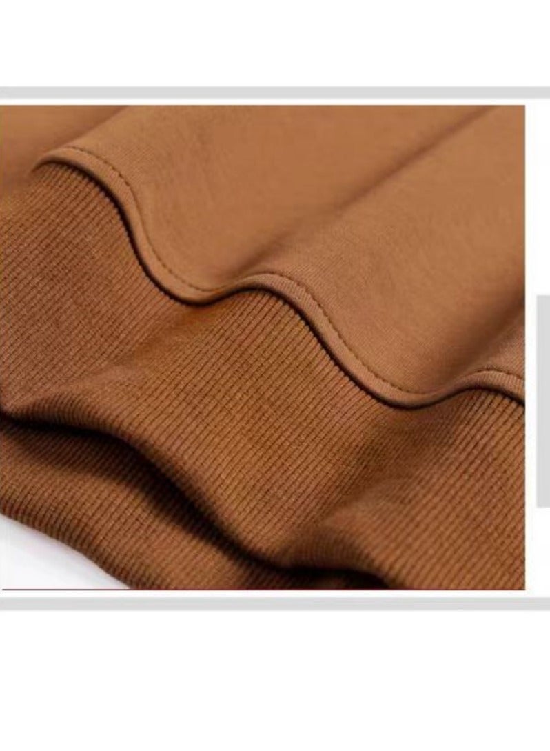 LEE New Loose Casual Long Sleeved Polo Shirt With Contrasting Colors  - Image 3