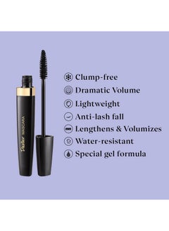 DAZLLER Eye Combo: Lashalong Mascara + Kreamy Kajal 0.35G Lightweight Smudgeproof Waterresistant Long Stay  - Image 4