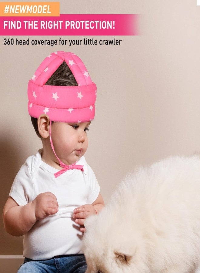 DAGDIYA Baby Head Protector & Cushion Toddler Backpack - Baby Safety Products for Toddler Walker | Back Protection for Crawling & Walking Combo Pack (Pink) - Image 5