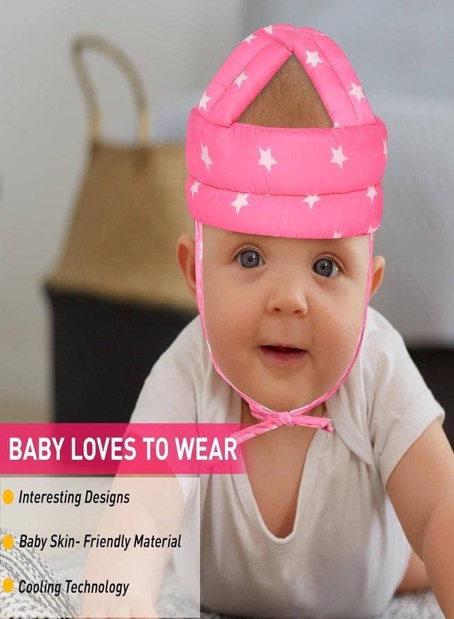 DAGDIYA Baby Head Protector & Cushion Toddler Backpack - Baby Safety Products for Toddler Walker | Back Protection for Crawling & Walking Combo Pack (Pink) - Image 3