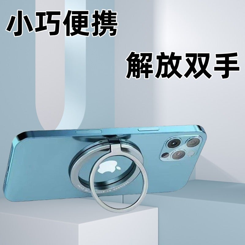 أل أل حامل هاتف مغناطيسي MagSafe، حامل مكتبي معدني، تصميم فائق النحافة من سبيكة الزنك - Image 3