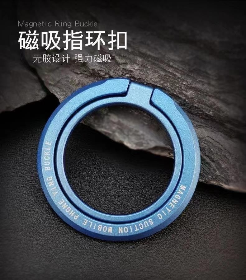 أل أل حامل هاتف مغناطيسي MagSafe، حامل مكتبي معدني، تصميم فائق النحافة من سبيكة الزنك - Image 1