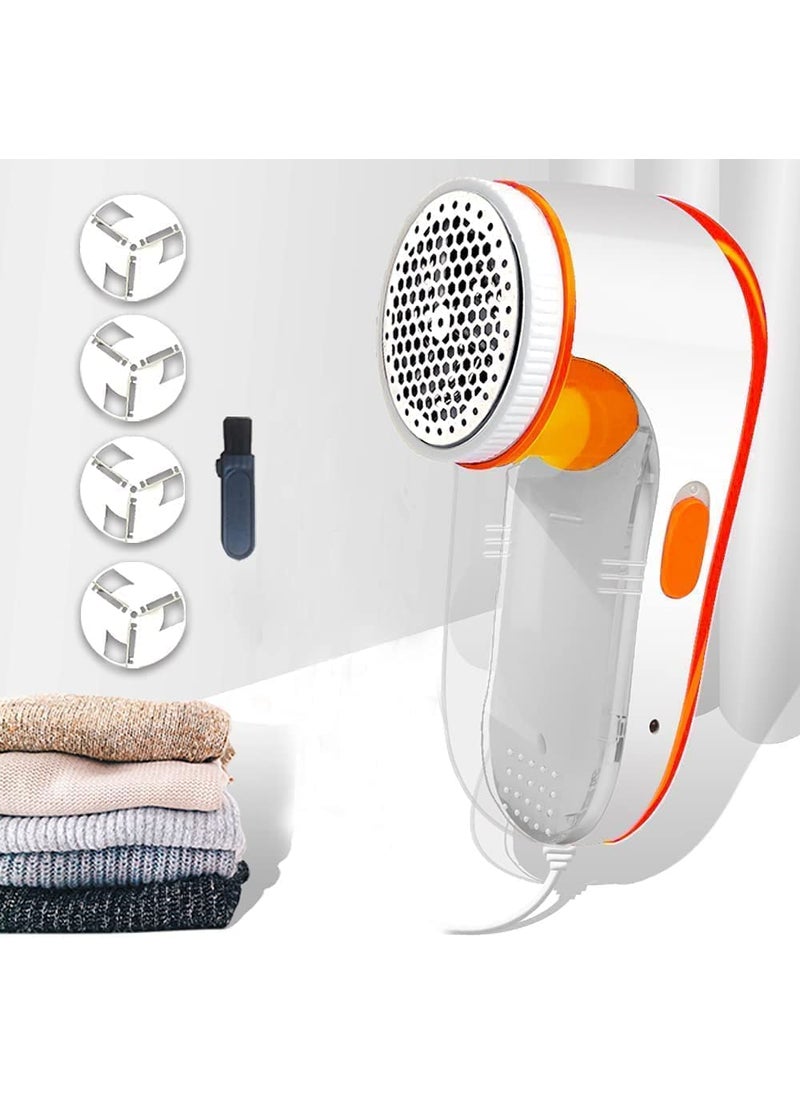 Mallbaola Lint Rmover for Clothes Lint Shaver for Woolen Sweter Jaket Pill Remover from Carpets Curtains Fabric Cleaner Tint and Dust Remover Multicolor Orange
