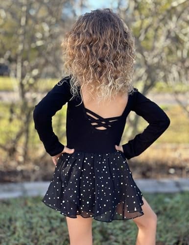 Arshiner فستان باليه كلاسيكي بأكمام طويلة للأطفال البنات من أرشينر - Image 5