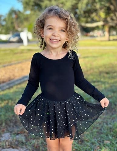 Arshiner فستان باليه كلاسيكي بأكمام طويلة للأطفال البنات من أرشينر - Image 4