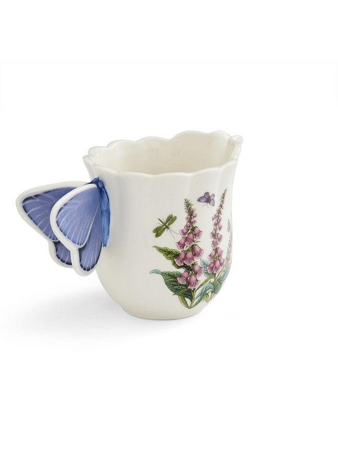 Portmeirion Botanic Garden Bouquet Collection 10 Ounce Creamer With Figural Butterfly Handle - Image 4