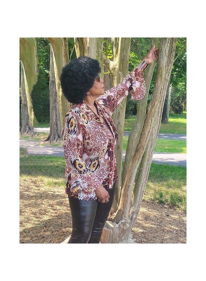 G&T Wig 70S Afro Wigs For Black Women Afro Puff Wigs Bouncy And Soft Natural Looking Full Wigs For Daily Party Cosplay Costume(1B) - Image 3