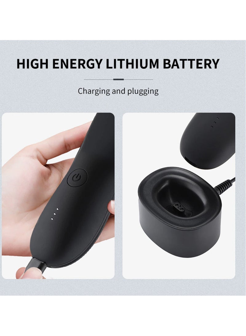 آلة تهذيب شعر الجسم الكهربائية للرجال ماكينة حلاقة قابلة لإعادة الشحن - Image 3