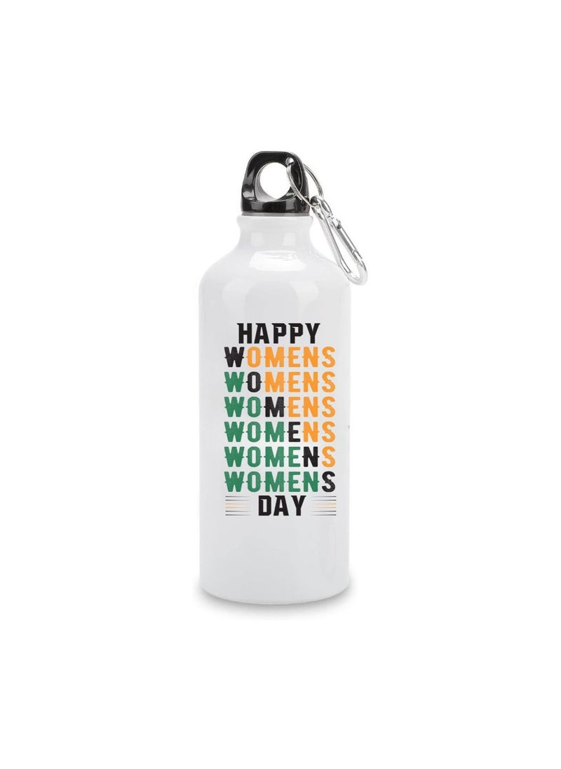 PRINTSHOP4ME International Womens Day Water Bottle 23 Oz–700ml Insulated Stainless Steel Bottle,Keeps Drinks Hot&Cold,Reusable Travel Flask,Gift For Celebrations&Holidays  - Image 1