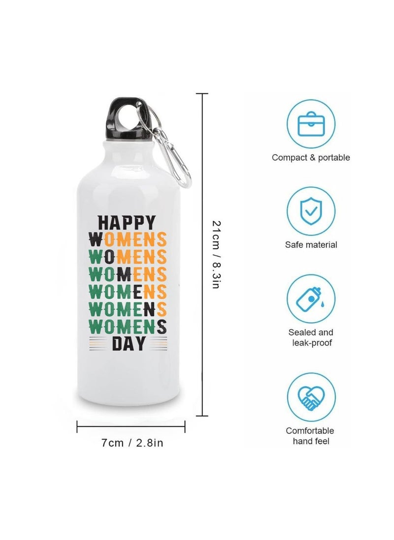 PRINTSHOP4ME International Womens Day Water Bottle 23 Oz–700ml Insulated Stainless Steel Bottle,Keeps Drinks Hot&Cold,Reusable Travel Flask,Gift For Celebrations&Holidays  - Image 2