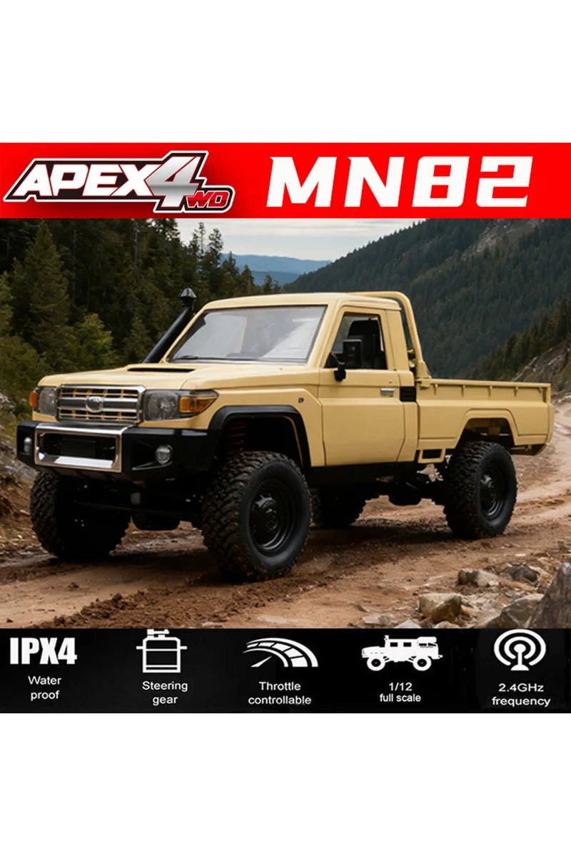 إيروريكس سيارة تحكم عن بعد بمقياس 1:12 من Skymaker طراز Mn82، طراز ريترو، محاكاة كاملة الحجم، LC79، جاهزة للتشغيل، 2.4 جرام، 4 واط - Image 1