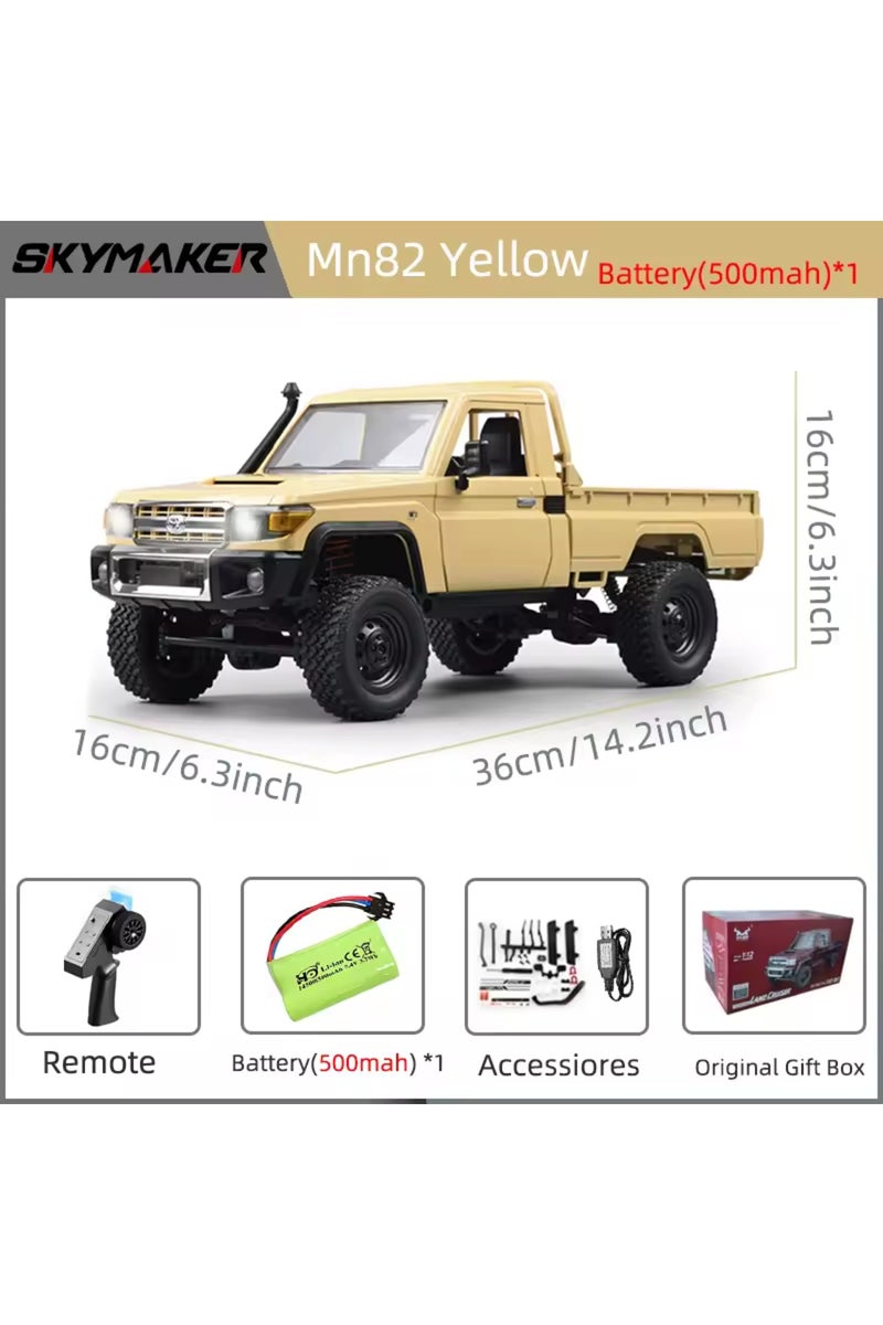 إيروريكس سيارة تحكم عن بعد بمقياس 1:12 من Skymaker طراز Mn82، طراز ريترو، محاكاة كاملة الحجم، LC79، جاهزة للتشغيل، 2.4 جرام، 4 واط - Image 2