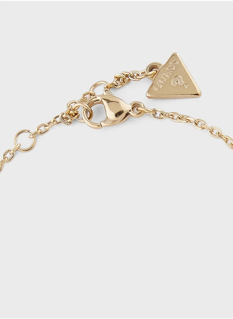 GUESS Round Detailed Chain Bracelet