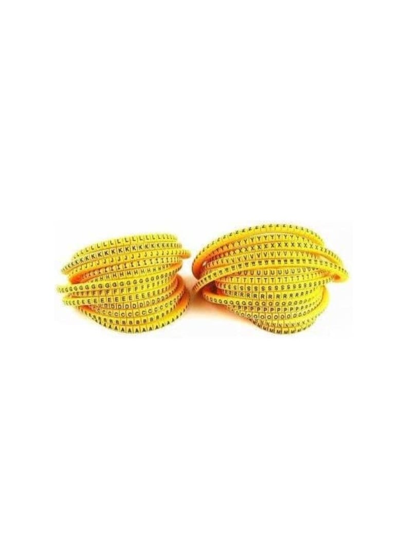 KNP - KNP Cable Marker Tube Maintain an Organized and Easily Identifiable Cable System with These Cable Marker Tubes Designed for Cables with Diameters Ranging from 2.6mm to 4.2mm. - Image 1
