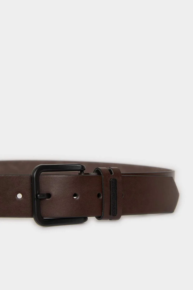 Defacto  Man Rectangle Clasp Faux Leather Jean Belt for Men | Best Price UAE