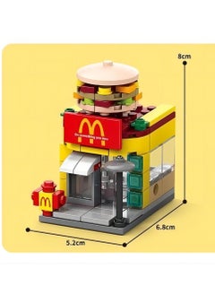 Y&D 118-Piece Mini Street McDonald's Store Building Block Toy  - Image 2