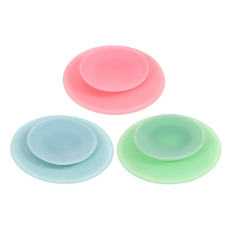 3Pcs Double Sided Silicone Suction Cups Non Slip Suckers For Baby Plates Bowls And Tableware Fixing - Image 2