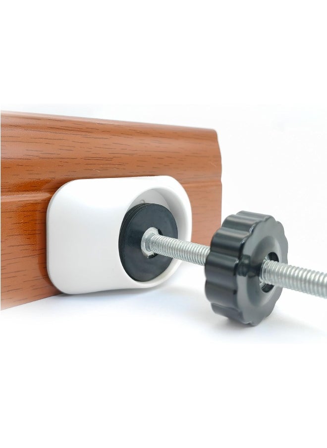 vmaisi vmaisi Baby Gate Extender Wall Protector - Pressure Mounted Gates Extension Kit Extends 1.1-3.5 inches Child Safety Gates and Protect Walls & Doorways from Pet & Dog Gates - Work on Stairs (White)  - Image 5