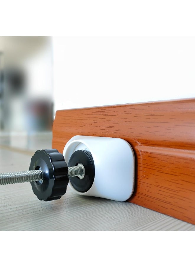 vmaisi vmaisi Baby Gate Extender Wall Protector - Pressure Mounted Gates Extension Kit Extends 1.1-3.5 inches Child Safety Gates and Protect Walls & Doorways from Pet & Dog Gates - Work on Stairs (White)  - Image 2