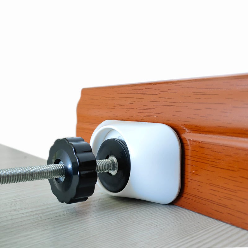 vmaisi Baby Gate Extender Wall Protector - Pressure Mounted Gates Extension Kit Extends 1.1-3.5 inches Child Safety Gates and Protect Walls & Doorways from Pet & Dog Gates - Work on Stairs (White) - Image 3