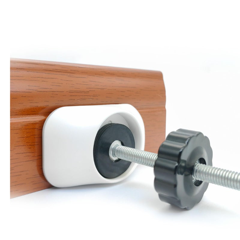 vmaisi Baby Gate Extender Wall Protector - Pressure Mounted Gates Extension Kit Extends 1.1-3.5 inches Child Safety Gates and Protect Walls & Doorways from Pet & Dog Gates - Work on Stairs (White) - Image 2