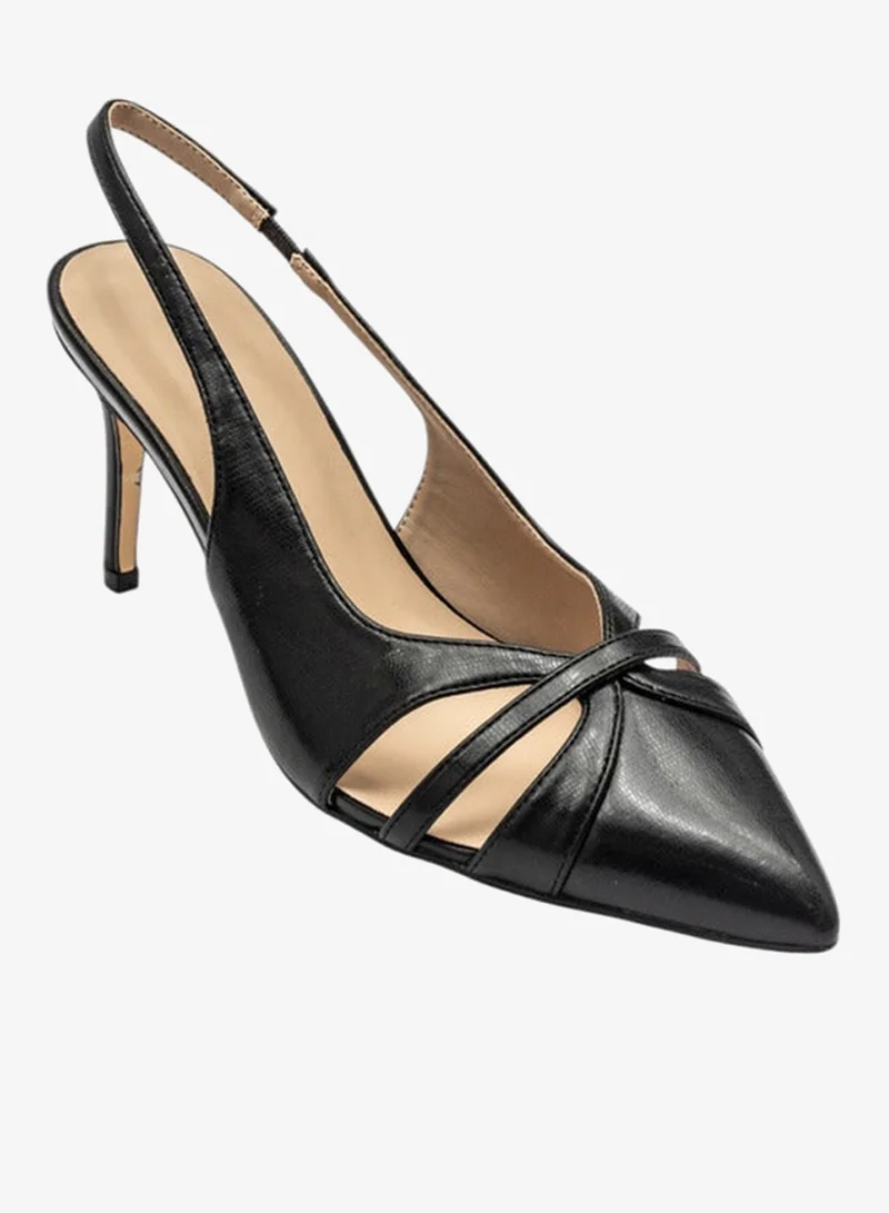 Flora Bella By Shoexpress Solid Slingback Shoes with Stiletto Heels
