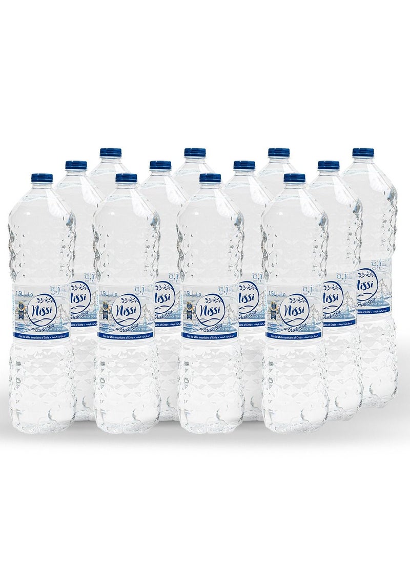 nissi - Natural Mineral Water 1.5L Pack of 6 - Image 1