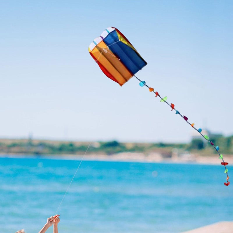 Stunts Parafoil Kite Flying Toy Colorful Portable Waterproof Sport Kite Outdoor Toys for Beach Park Travel Backyard Boys Girls - Image 5