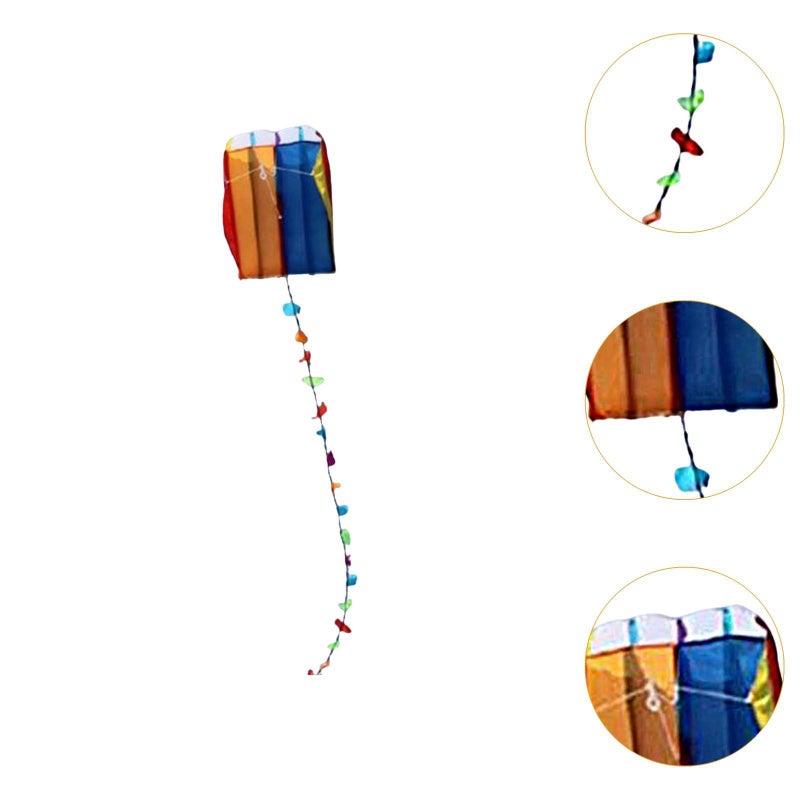 Stunts Parafoil Kite Flying Toy Colorful Portable Waterproof Sport Kite Outdoor Toys for Beach Park Travel Backyard Boys Girls - Image 2
