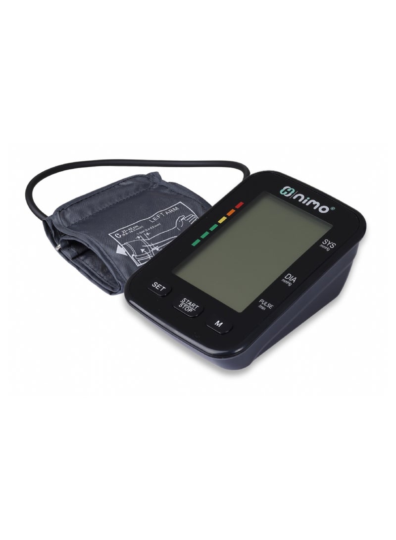 Nimo HKD-03 Digital Arm Blood Pressure Monitor with 120 Memory, Type-C USB & Large LCD - Image 1