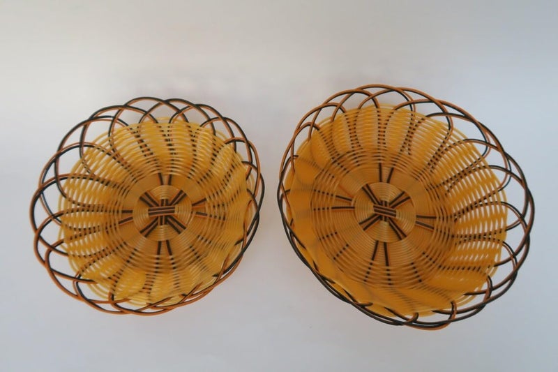 Dkriva Fruit Basket Heavy Duty Basket ROUND SHAPE for Ideal Use in Homes Hotels Restaurants Catering and Gifting Purposes1 pcs - Image 1