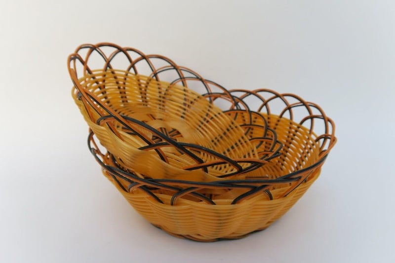 Dkriva Fruit Basket Heavy Duty Basket ROUND SHAPE for Ideal Use in Homes Hotels Restaurants Catering and Gifting Purposes1 pcs - Image 4