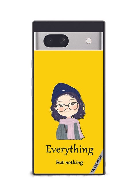 Protective Case Cover For Google Pixel 7a Everything But Nothing Design Multicolour