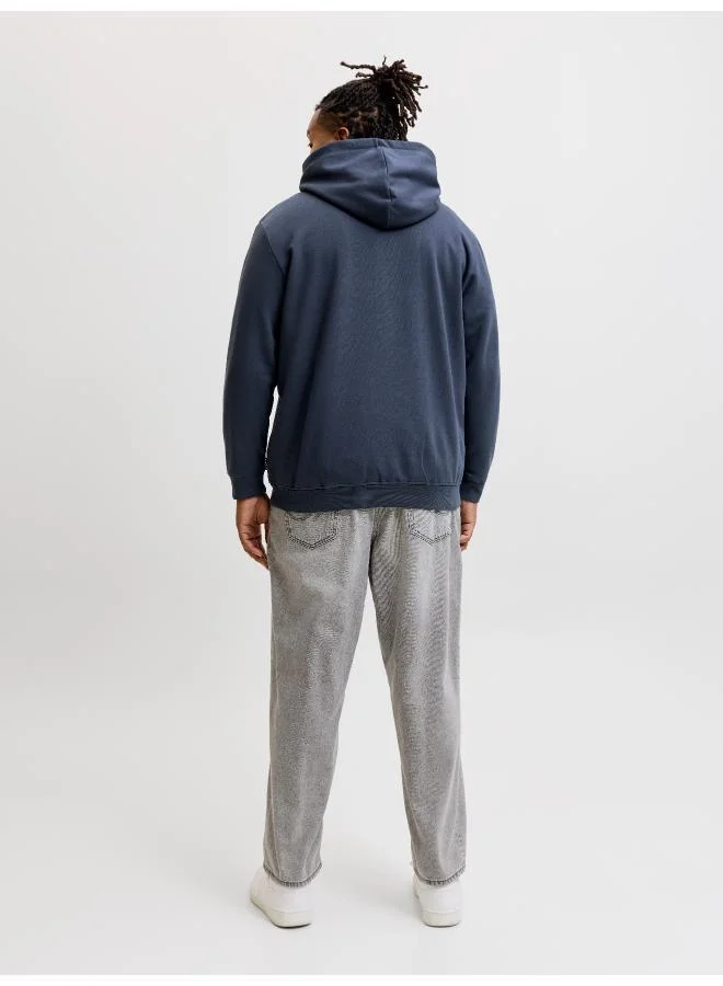 JACK & JONES Plus Size Graphic Pullover Hoodie