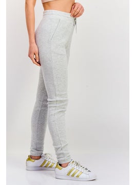 KANGOL Women Regular Fit Drawstring Solid Jogger Pants, Grey  - Image 2