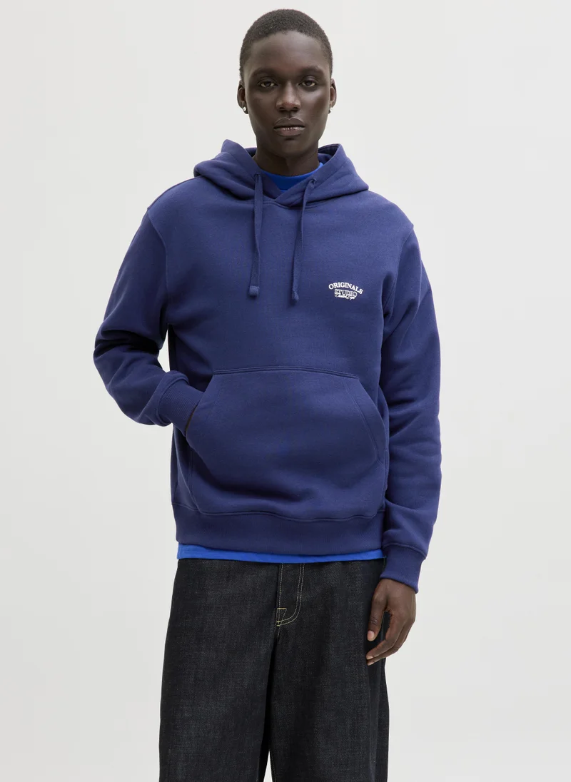 Logo Regular Fit Pullover Hoodie