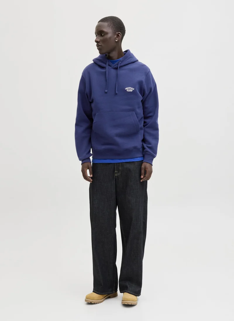 JACK & JONES  Logo Regular Fit Pullover Hoodie for Men | Best Price UAE