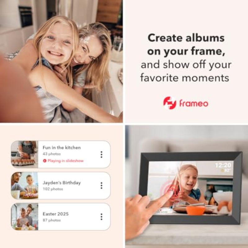 Ur WiFi picture frame with Frameo Black - Image 5