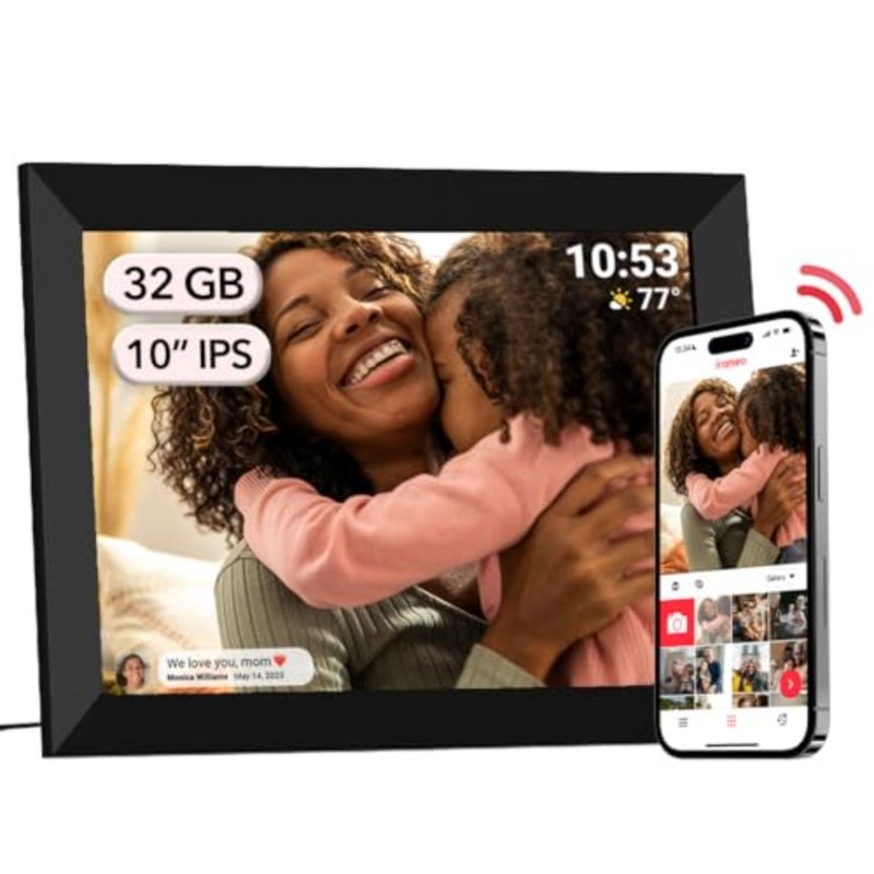 Ur WiFi picture frame with Frameo Black - Image 1